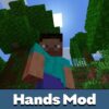 Download Hands Mod for Minecraft PE MCPE 1.17.0 - 1.26.33