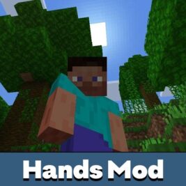 Download Hands Mod for Minecraft PE MCPE 1.17.0 - 1.26.33