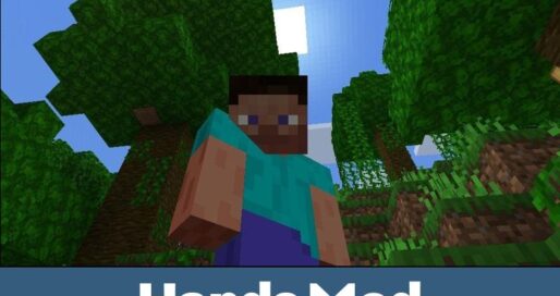 Download Hands Mod for Minecraft PE MCPE 1.17.0 - 1.26.33