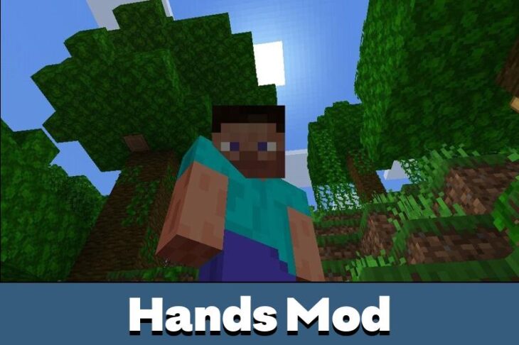Download Hands Mod for Minecraft PE MCPE 1.17.0 - 1.26.33